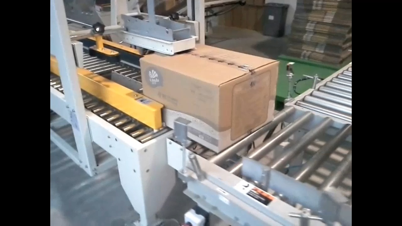 紙巾廠自動開箱折蓋封箱機(jī)案例視